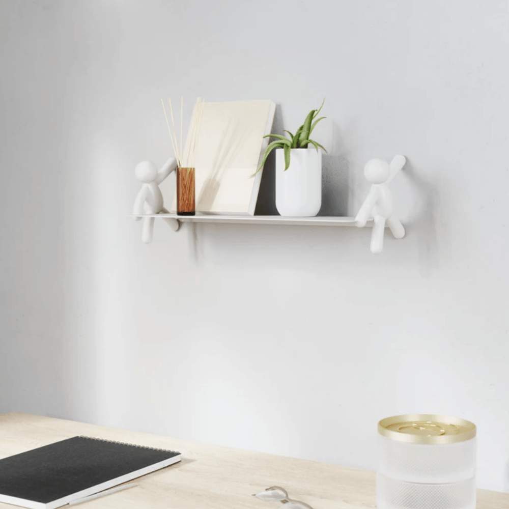 Prateleira Suspensa Buddy Branca - 45,7 cm