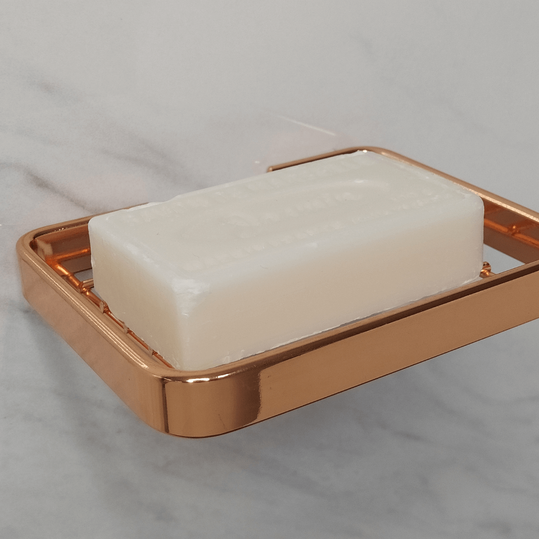 Saboneteira em Aço Piatina Rose Gold
