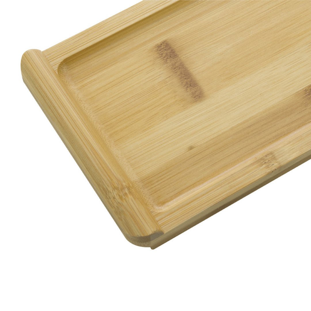 Bandeja de Bambu High com Alça Ecokitchen 28cm
