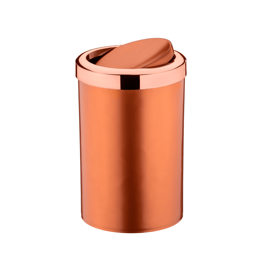 Lixeira Basculante 8 Litros Rose Gold