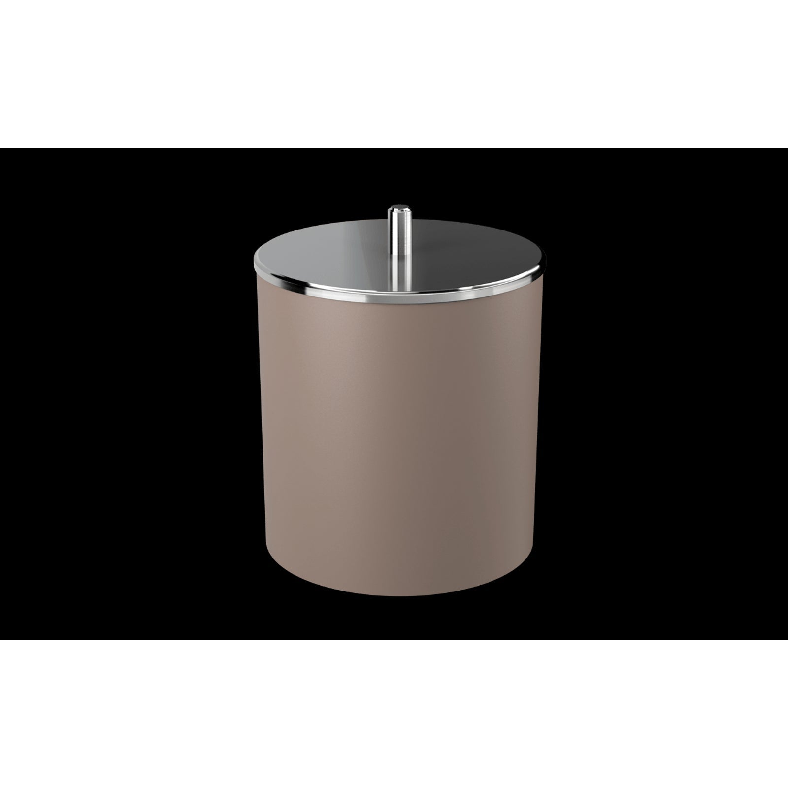 Lixeira Inox com Tampa Cinza 5,4 Litros