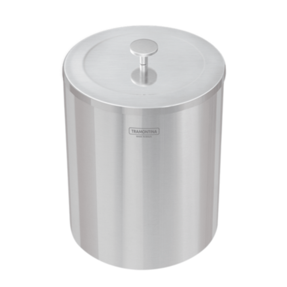 Lixeira Inox Tramontina Útil Acabamento Polido 5L Tramontina