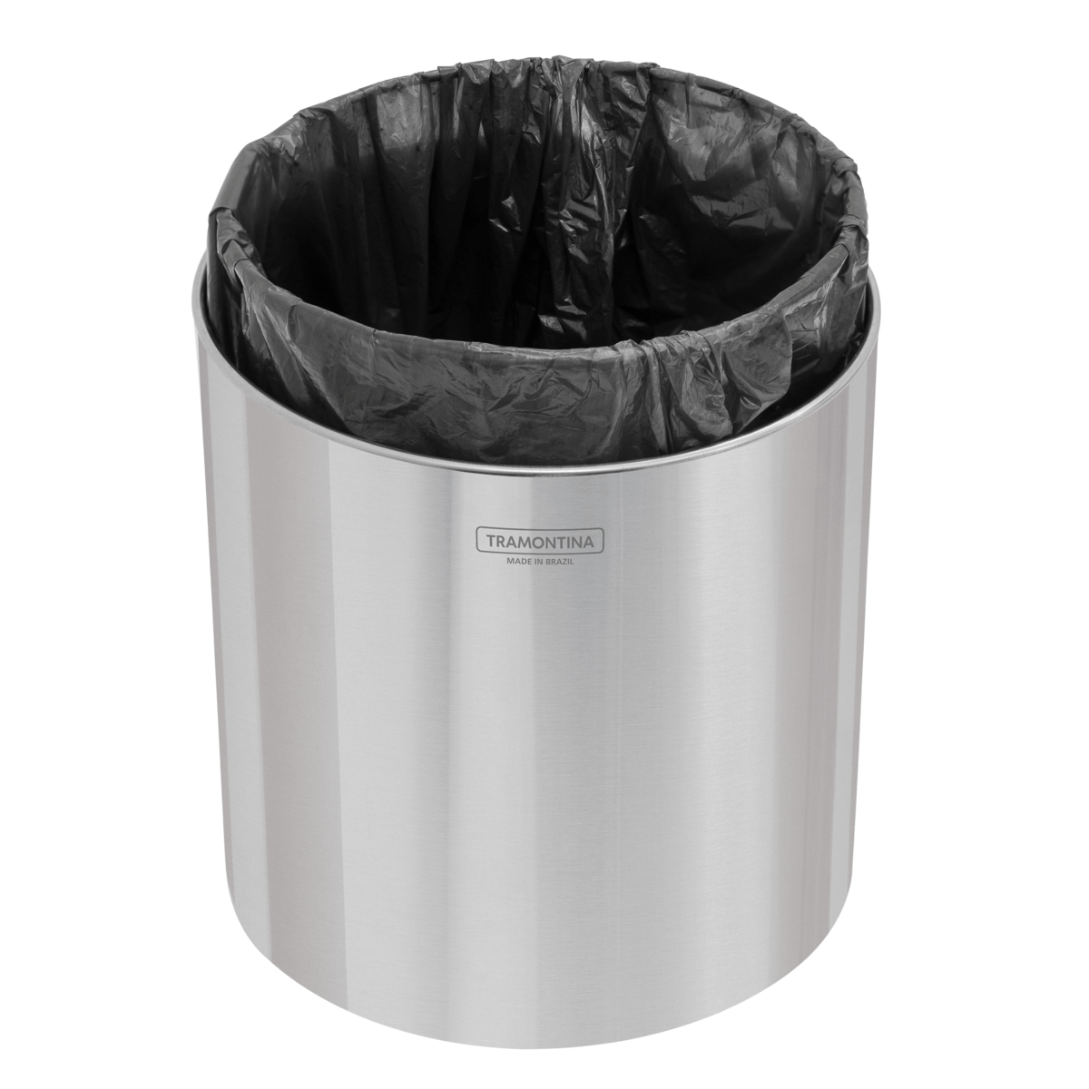 Lixeira Inox Tramontina Útil Acabamento Polido 5L Tramontina