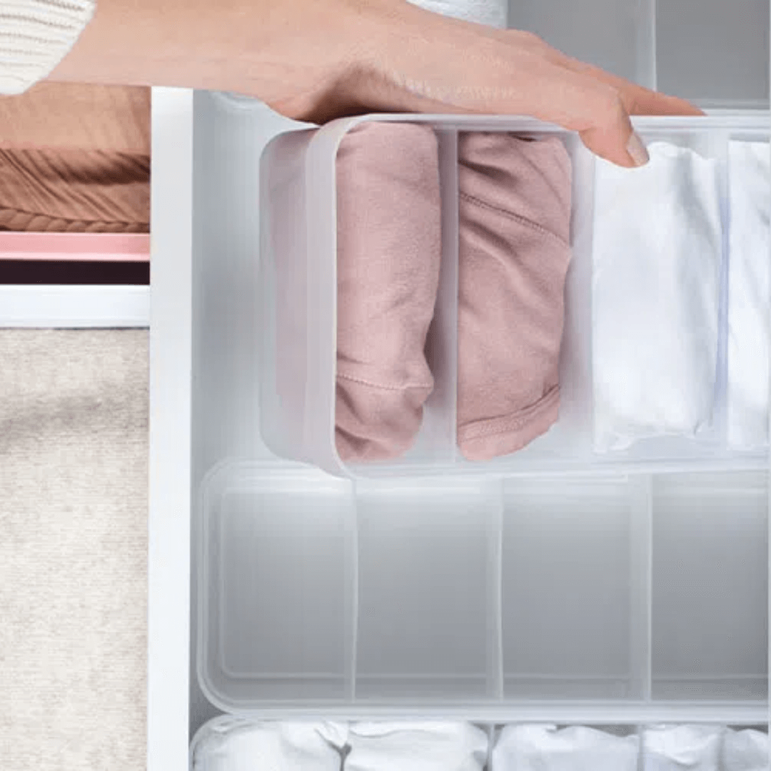 Organizador Colmeia Logic Transparente P 35cm x 10cm