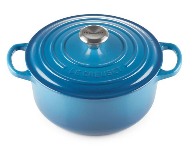 Panela Redonda Signature Azul Marseille 22cm Le Creuset