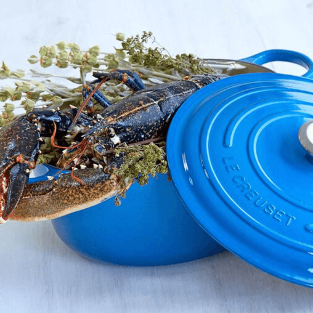 Panela Redonda Signature Azul Marseille 24cm Le Creuset