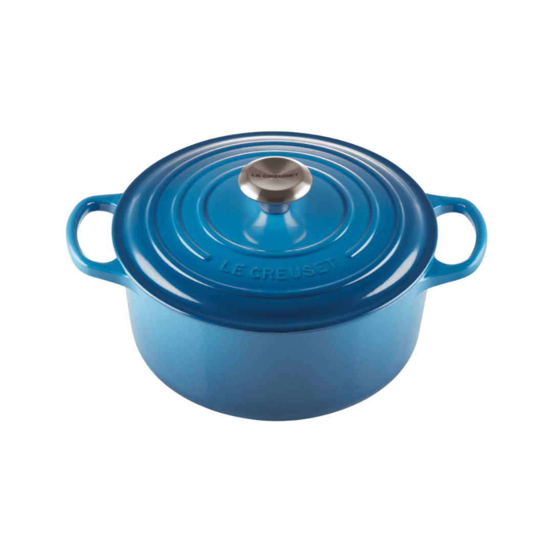 Panela Redonda Signature Azul Marseille 24cm Le Creuset