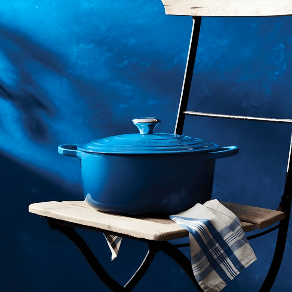 Panela Redonda Signature Azul Marseille Le Creuset - 20cm