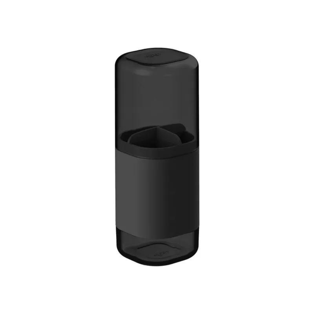 Porta Escova Preto Dual 20cm