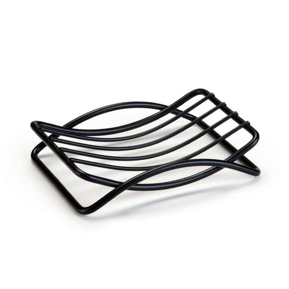 Saboneteira Black Aramada Aço Carbono Preto