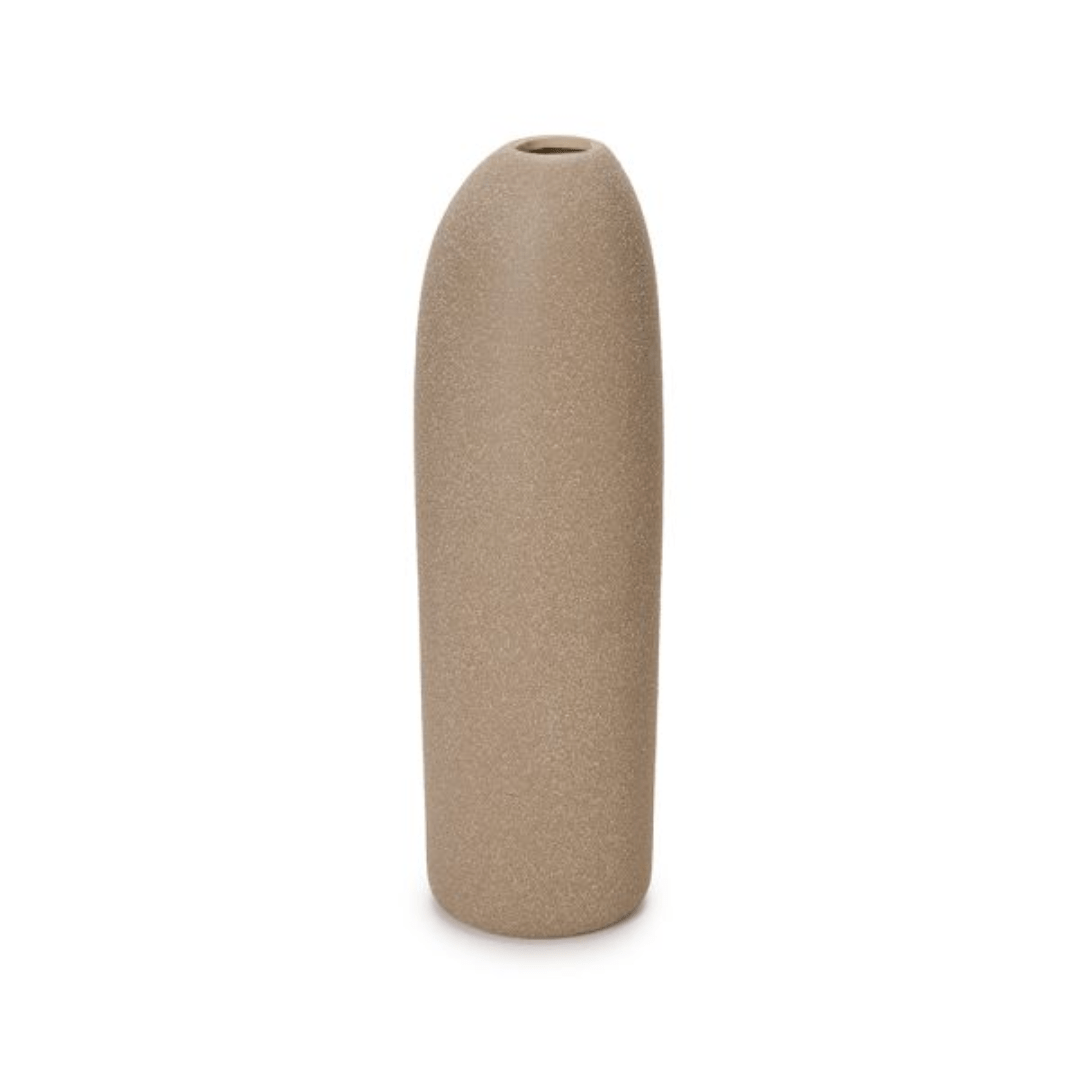 Vaso em Cerâmica Marrom 34cm