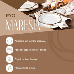 Oxford Aparelho De Jantar 30 Peças Ryo Maresia