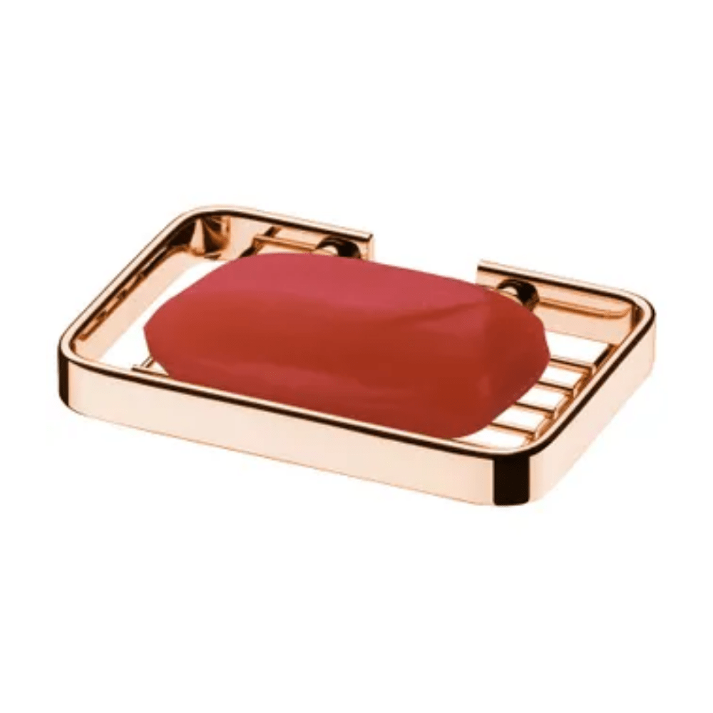 Saboneteira em Aço Piatina Rose Gold