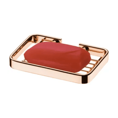 Saboneteira em Aço Piatina Rose Gold