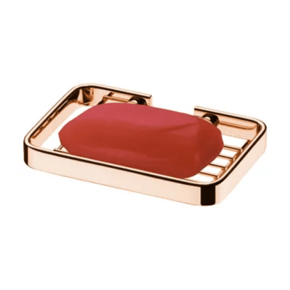 Saboneteira em Aço Piatina Rose Gold