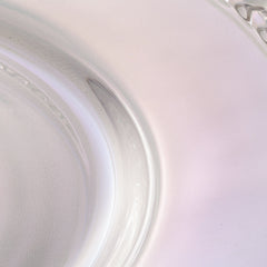 Prato Sobremesa Cristal De Chumbo Pearl Rainbow Furta Cor Bolinhas