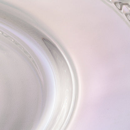 Prato Sobremesa Cristal De Chumbo Pearl Rainbow Furta Cor Bolinhas