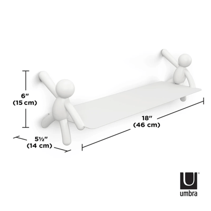 Prateleira Suspensa Buddy Branca - 45,7 cm