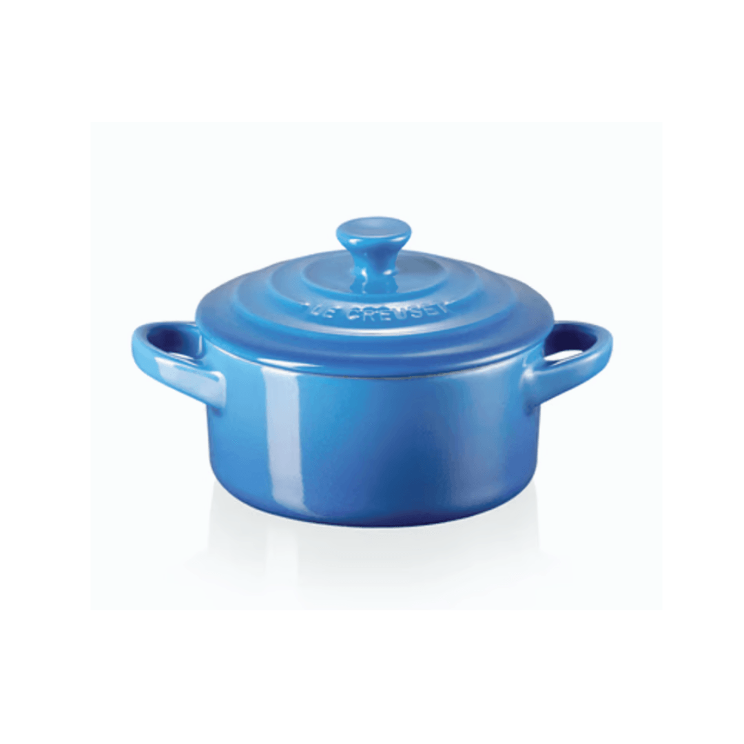Mini Cocotte Caçarola Cerâmica Azul Marseille Le Creuset - 14 cm