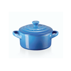 Mini Cocotte Caçarola Cerâmica Azul Marseille Le Creuset - 14 cm
