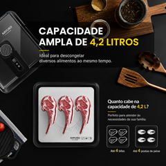 Bandeja de descongelamento USB para carne congelada