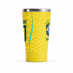 Copo Térmico Amarelo Personalizado 470ml [FRETE GRÁTIS]