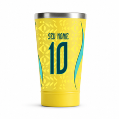 Copo Térmico Amarelo Personalizado 470ml [FRETE GRÁTIS]