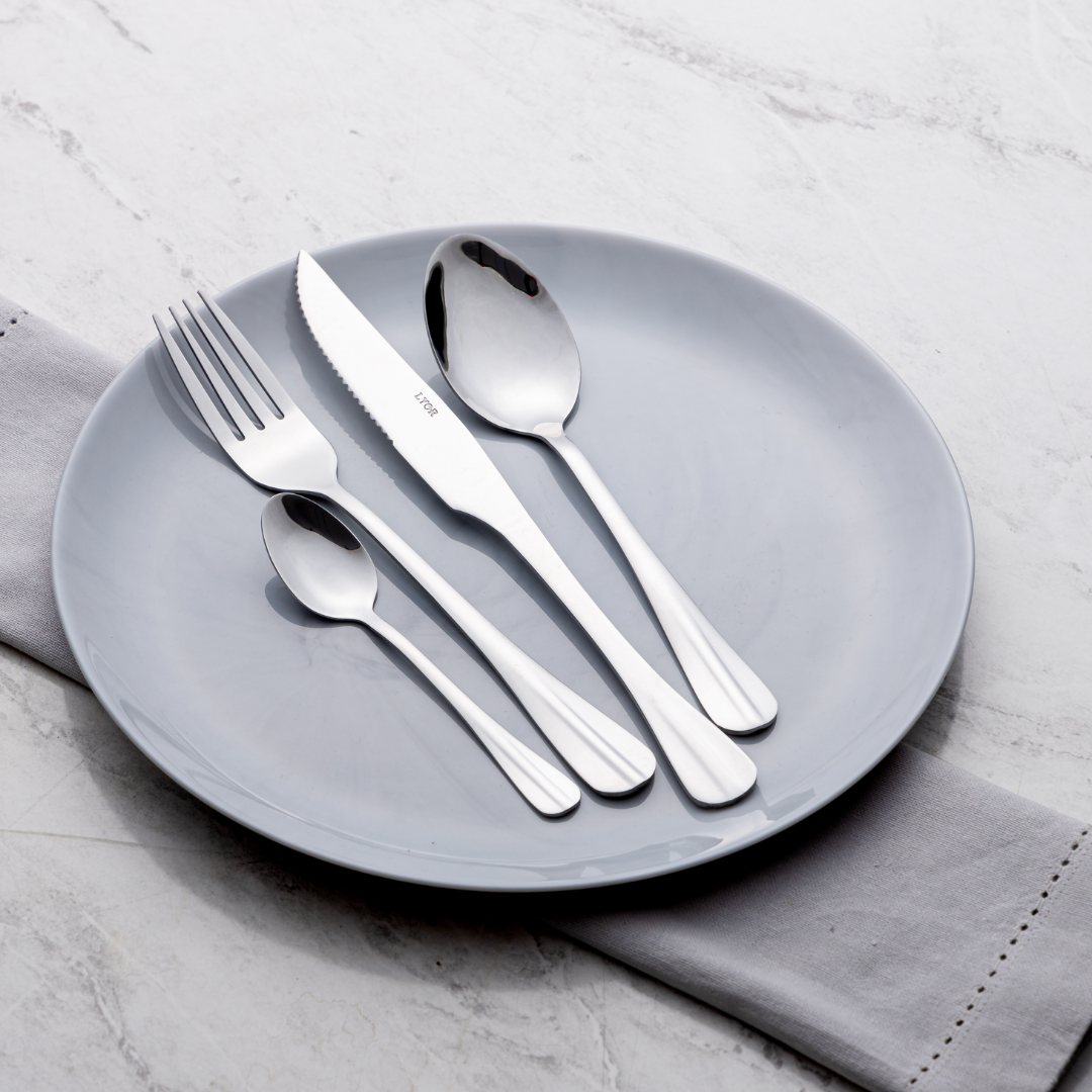 Faqueiro Positano Aço Inox 24 peças