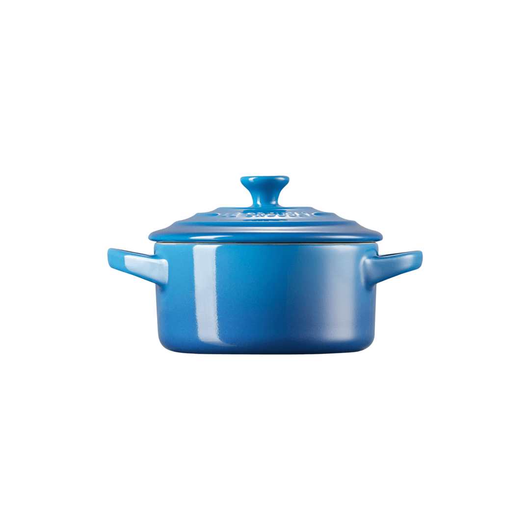 Mini Cocotte Caçarola Cerâmica Azul Marseille Le Creuset - 14 cm