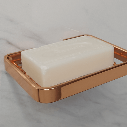 Saboneteira em Aço Piatina Rose Gold
