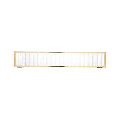 Bandeja de Metal Espelhada Dourada 25cm