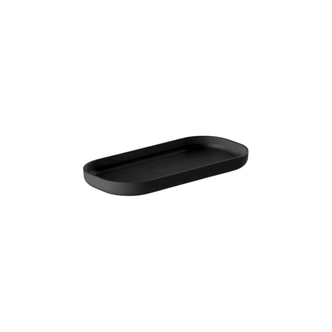 Bandeja Dual Preta 16,4cm
