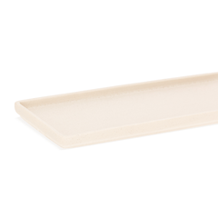 Bandeja em Cerâmica Retangular Branca 33cm