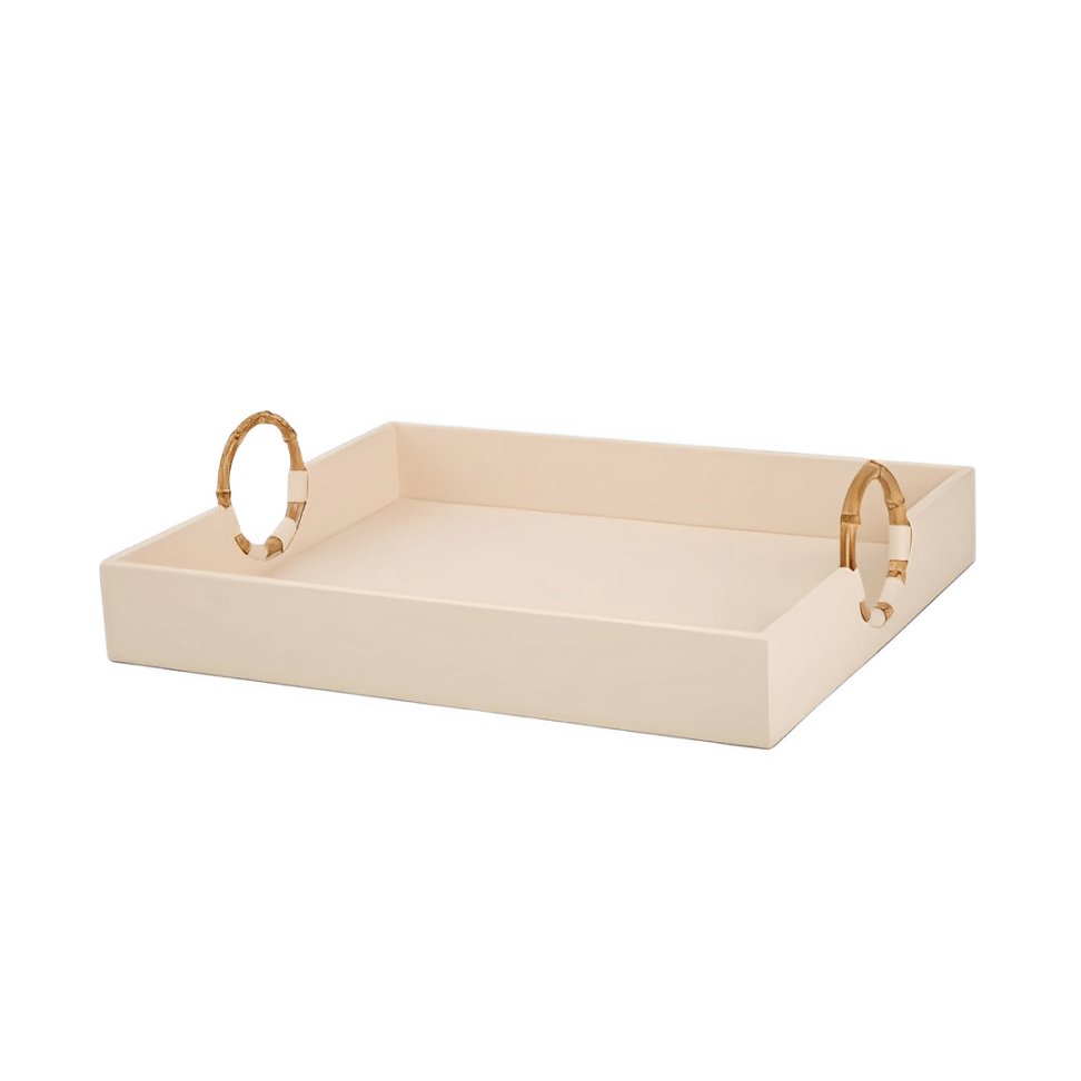 Bandeja em MDF com Revestimento em PU Branca 40cm