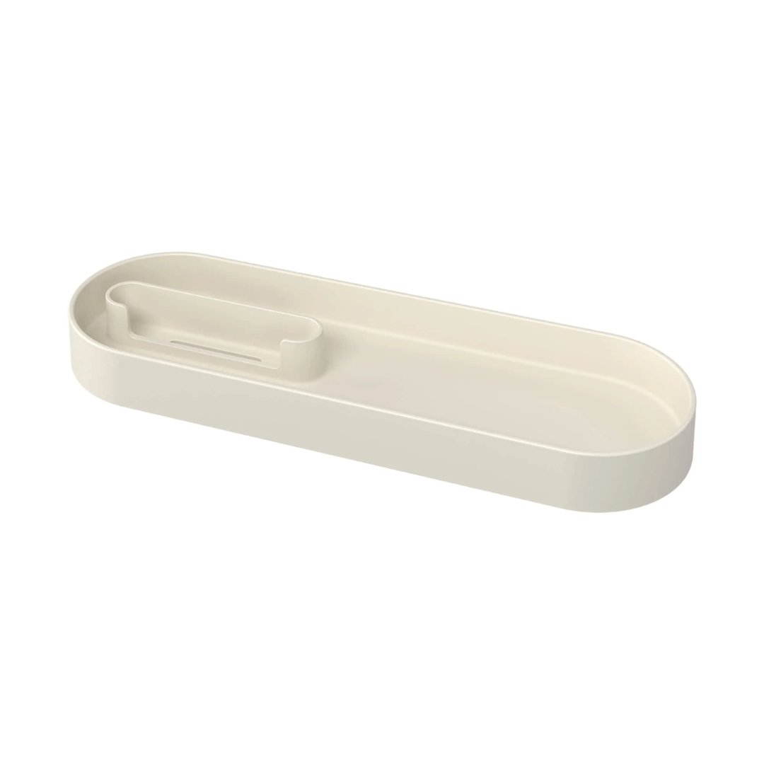 Bandeja para Banheiro com Porta Celular Serene Bege