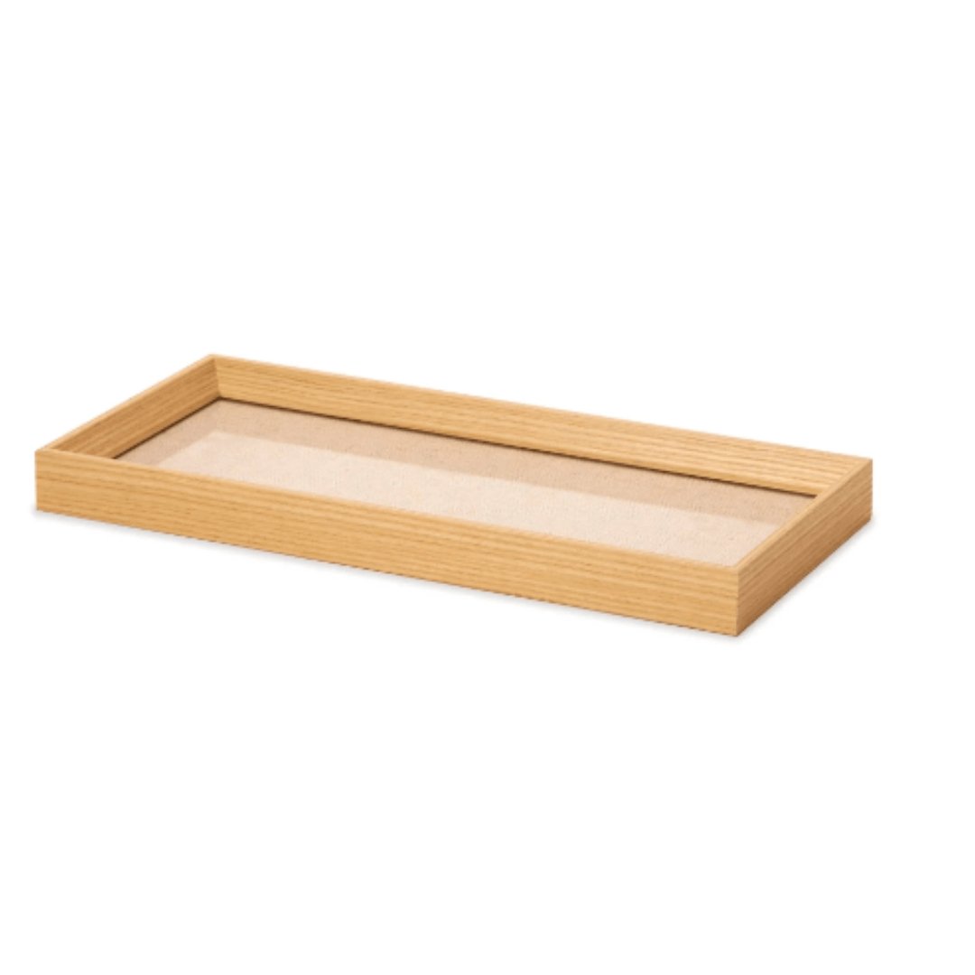 Bandeja Retangular em MDF com Linho 45cm