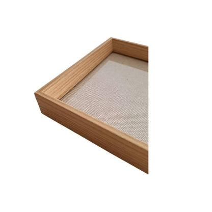 Bandeja Retangular em MDF com Linho 45cm