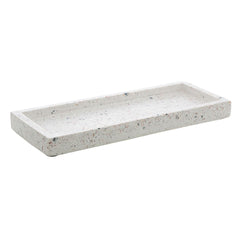 Bandeja Retangular Terrazo de Marmore 25cm