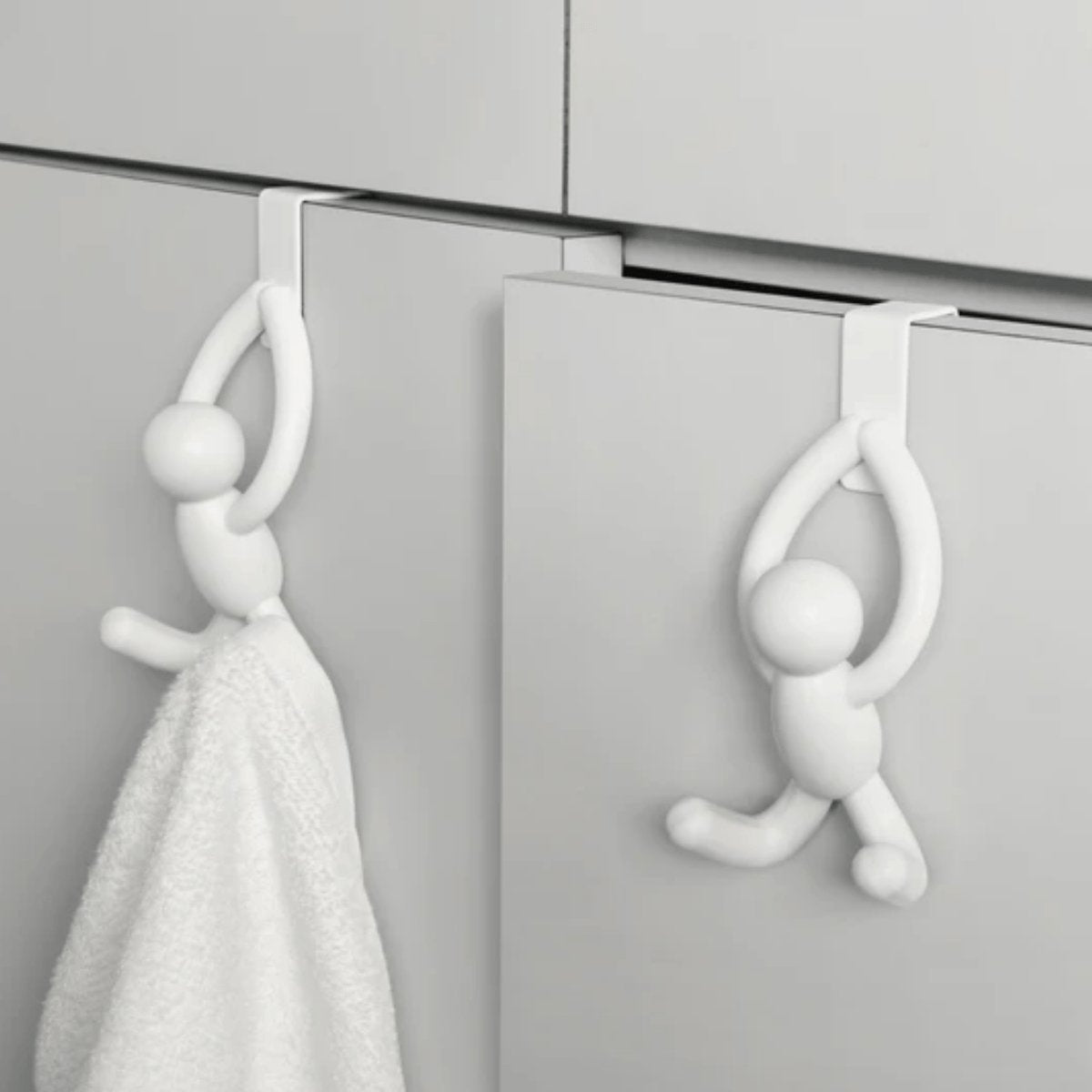 Cabide Gancho de Porta para Encaixar Buddy Branco Umbra - 13 cm