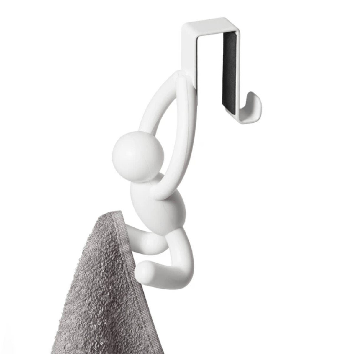 Cabide Gancho de Porta para Encaixar Buddy Branco Umbra - 13 cm