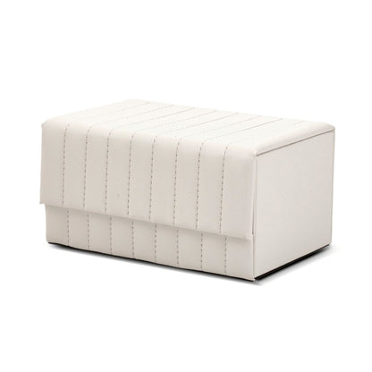 Caixa Decorativa em MDF e PU Branca 18,5cm