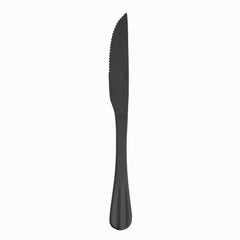 Faqueiro 24 Peças de Aço Inox Positano Preto Ônix