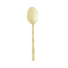 Faqueiro Elegant Estilo Bambu em Aço Inox Champanhe 16 Peças