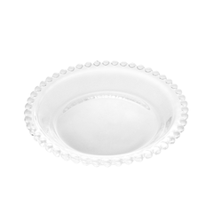 Jogo 4 Pratos em Cristal Pearl 14cm