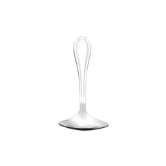 Jogo de 4 Colheres Aço Inox para Chá Heart Coração Prateada 12,7 cm