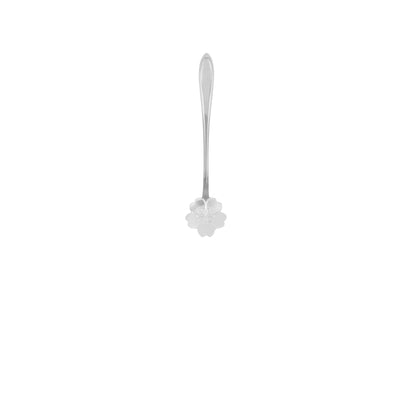 Jogo de Colheres em Aço Inox Estilo Flor 4 Peças