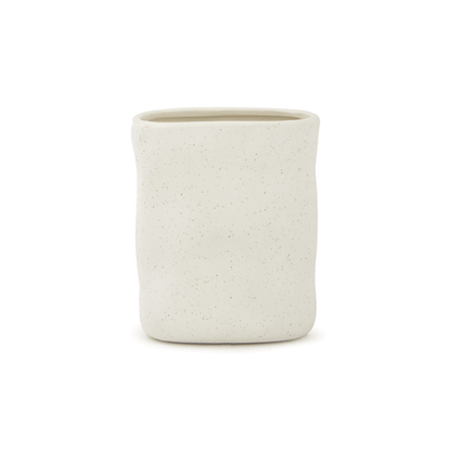 Jogo para Banheiro em Cerâmica Off White 3 Peças