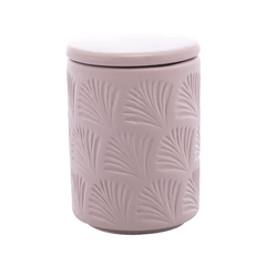Jogo para Banheiro Leaf em Ceramica Nude 2 Peças
