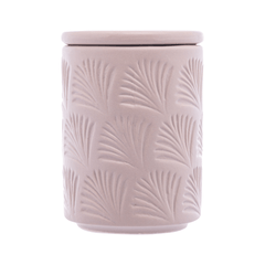 Jogo para Banheiro Leaf em Ceramica Nude 2 Peças
