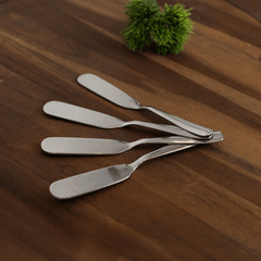 Jogo 4 Espátulas em Aço Inox 13cm